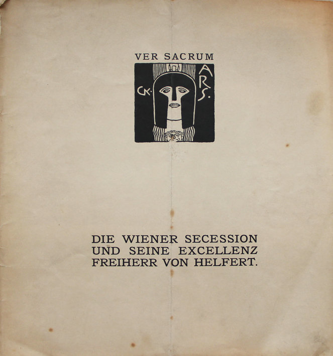 Die Wiener Secession und seine Excellenz Freiherr von Helfert Secession, Wien 1902