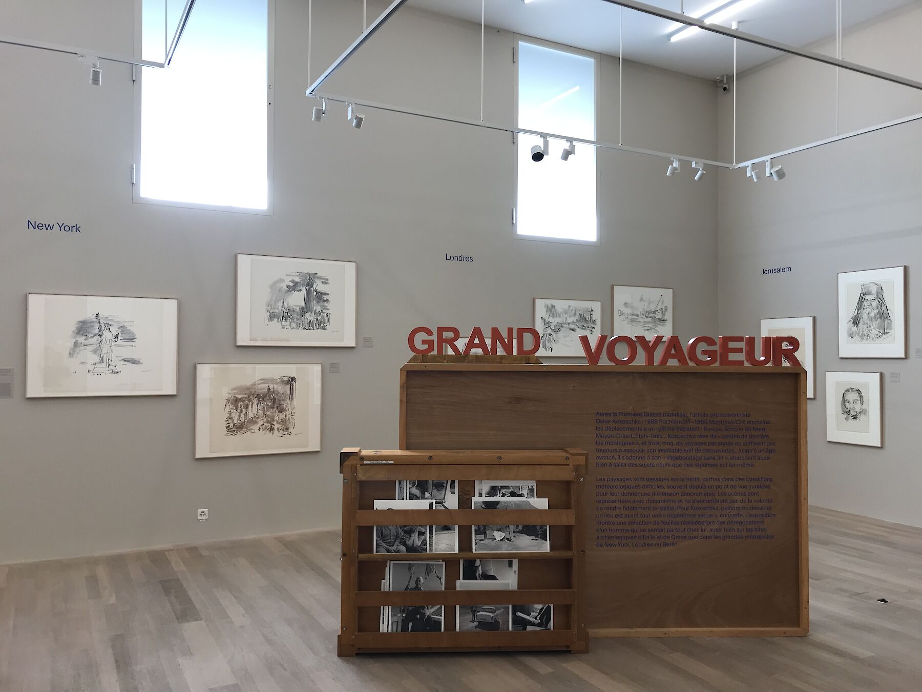 Kokoschka. Grand voyageur, Musée Jenisch Vevey, Ausstellungsansicht, Foto: Aglaja Kempf, 2022