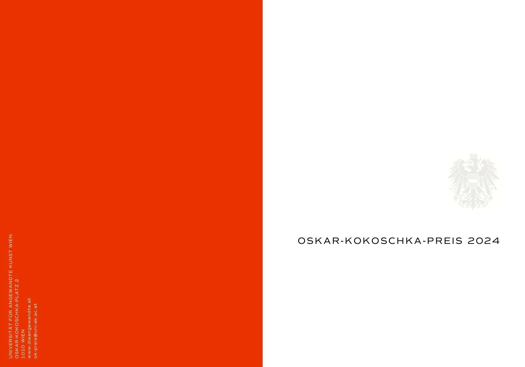 Oskar-Kokoschka-Preis 2024, Universität für angewandte Kunst Wien